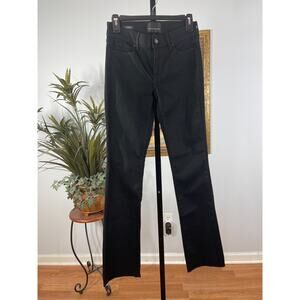 White‎ House Black Market Jeans Womens 0R Black Slim Bootcut 90s Revival Luxury
